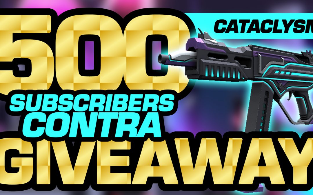 Krunker 500 Sub Giveaway – Cataclysm SMG