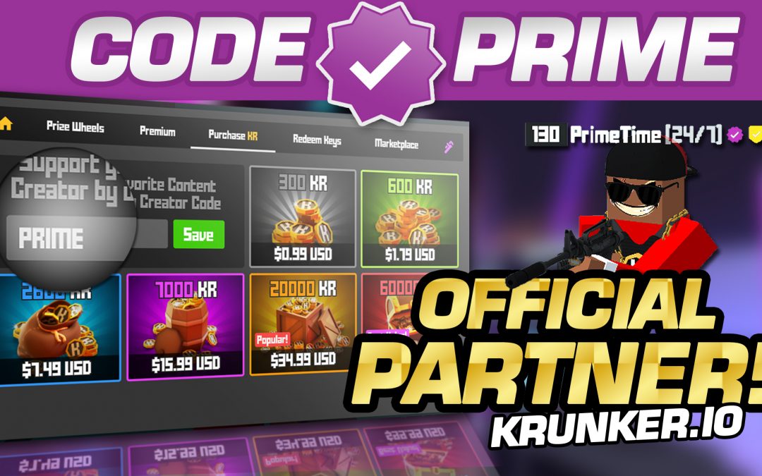 Official Partner of Krunker!